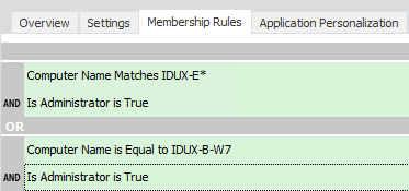Membership Rules